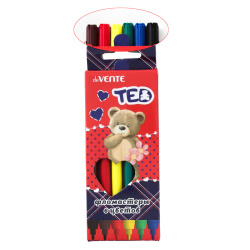 Фломастеры 6цв deVENTE Мишка Ted смыв 5080810 вент колп к/к