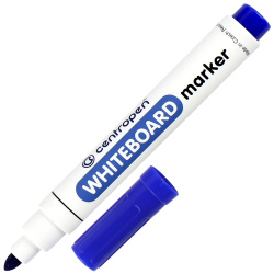 Маркер для доски, пулевидный, 2,5 мм, стираемые, цвет синий, Centropen, 8559/0117