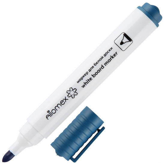 Набор маркеров для доски 4 шт, пулевидный, 5,0 мм, стираемые, 4 цвета, упаковка ПВХ, европодвес Attomex 5040604