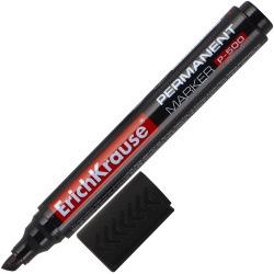 Маркеры перманентный скошенный, 0,5-4,6 мм, цвет черный Erich Krause 30990