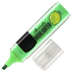 Текстовыделитель 1-3,5 мм, скошенный, цвет зеленый Rich fruit Neon Aromatic LOREX LXTMA-RFG