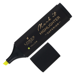 Текстовыделитель 1,0-5,0 мм, скошенный, цвет желтый Mark it Superior LOREX LXHLMT-SY