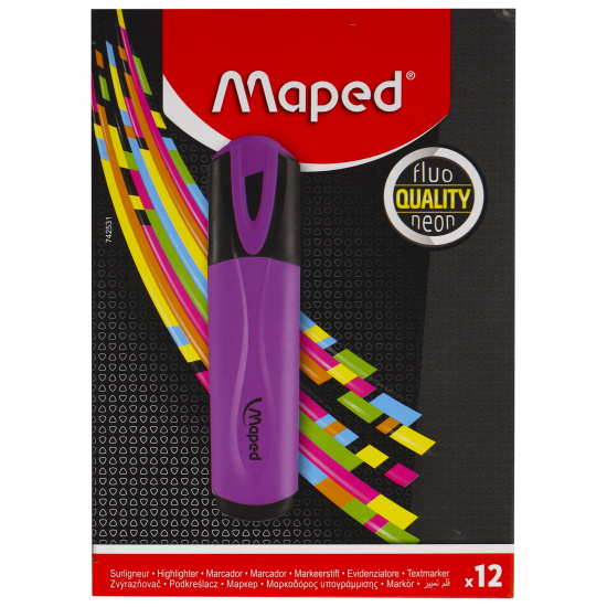 Текстовыделитель 1,0-5,0 мм, скошенный, цвет фиолетовый Maped 742531