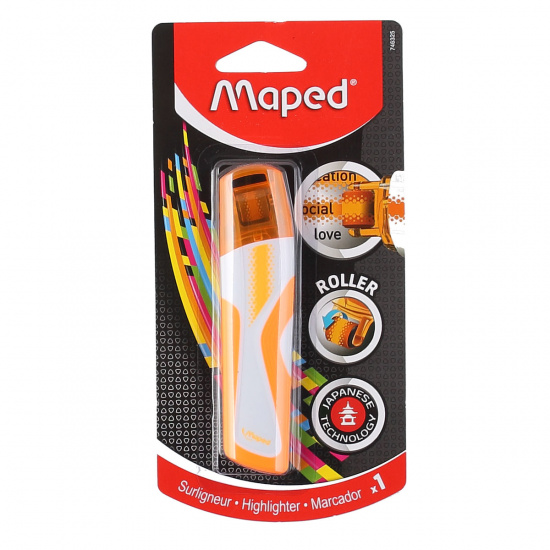 Текстовыделитель Maped FLUO PEP'S роллер 746325 оранжевый