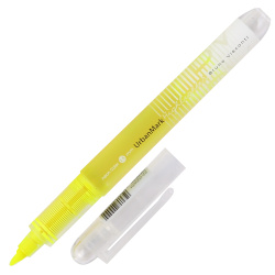 Текстовыделитель, 1-5 мм, скошенный, цвет желтый, UrbanHighlighter, BrunoVisconti, 22-0201/01
