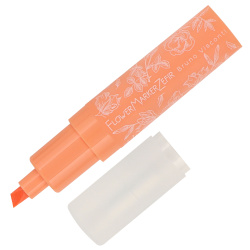 Текстовыделитель 1-5 мм, скошенный, цвет оранжевый Flower marker zefir BrunoVisconti 22-0118