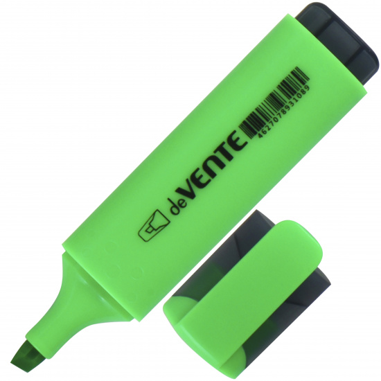 Текстовыделитель 1,0-5,0 мм, скошенный, цвет зеленый deVENTE 5045316