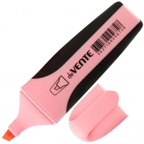 Текстовыделитель 1,0-5,0 мм, скошенный, цвет розовый deVENTE 5045901