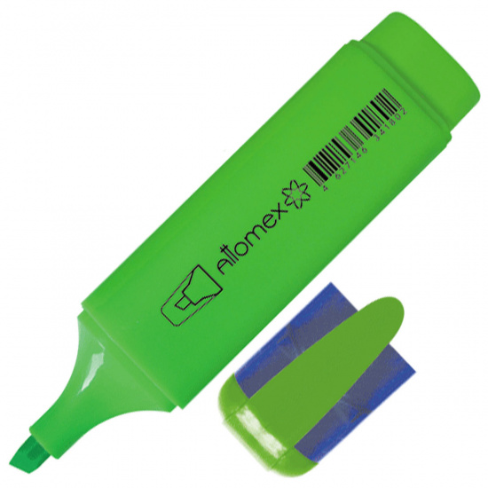 Текстовыделитель 1,0-5,0 мм, скошенный, цвет зеленый Attomex 5045801