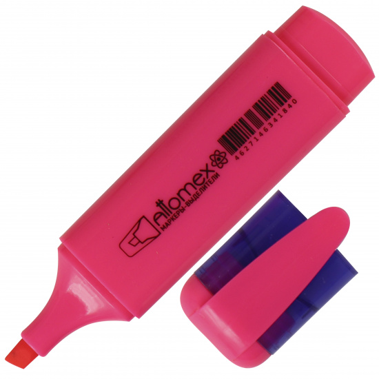 Текстовыделитель 1,0-5,0 мм, скошенный, цвет розовый Attomex 5045803