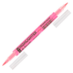 Текстовыделитель 0,5-3,5 мм, пулевидный, кистевидный, двусторонний, цвет розовый Brush Neon Visioline V-16 Erich Krause 60796
