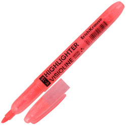 Текстовыделитель, 0,6-3,5 мм, скошенный, цвет розовый, Neon Shine, Visioline V-15, Erich Krause, 63547