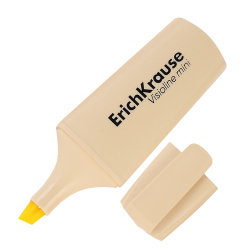 Текстовыделитель 0,6-5,0 мм, скошенный, цвет желтый Pastel Visioline Mini Erich Krause 60799