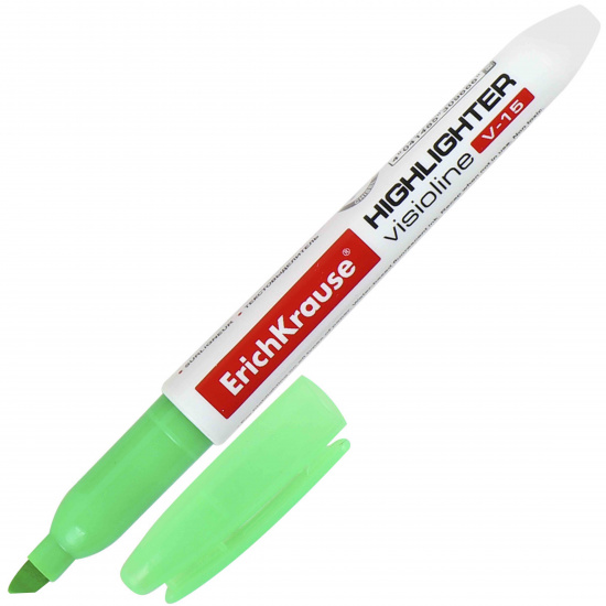 Текстовыделитель 0,6-4,0 мм, скошенный, цвет зеленый Erich Krause 30966