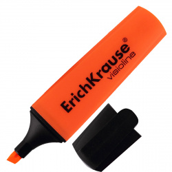 Текстовыделитель 0,6-5,2 мм, скошенный, цвет оранжевый Erich Krause 32499
