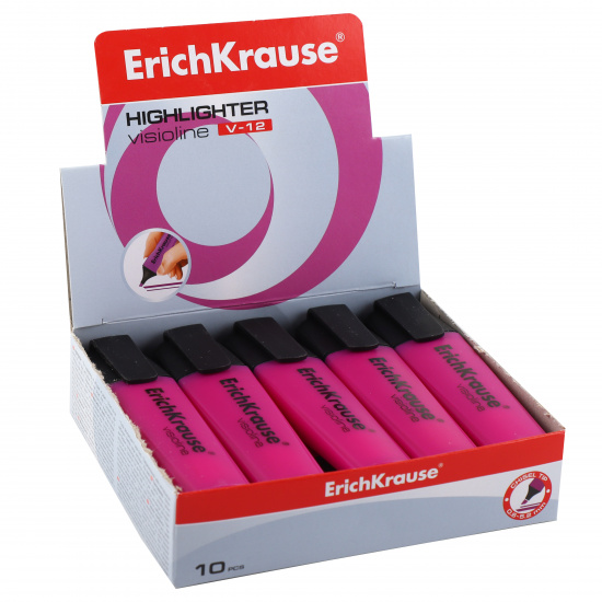 Текстовыделитель 0,6-5,2 мм, скошенный, цвет фиолетовый Erich Krause 32501