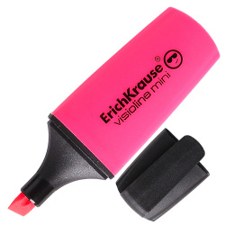 Текстовыделитель 0,6-5,2 мм, скошенный, цвет розовый Erich Krause 42755