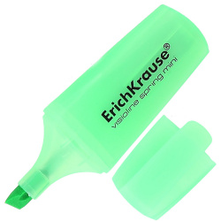 Текстовыделитель 0,6-5,2 мм, скошенный, цвет зеленый Erich Krause 48787