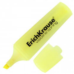 Текстовыделитель 0,6-5,2 мм, скошенный, цвет желтый Erich Krause 50507