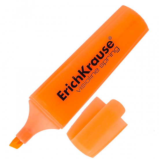 Текстовыделитель 0,6-5,2 мм, скошенный, цвет оранжевый Erich Krause 50510