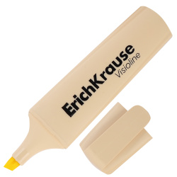 Текстовыделитель 0,6-5,0 мм, скошенный, цвет желтый Pastel Visioline V-12 Erich Krause 60803