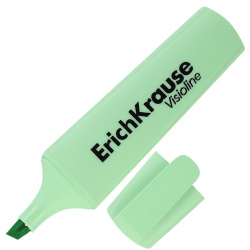 Текстовыделитель 0,6-5,0 мм, скошенный, цвет зеленый Pastel Visioline V-12 Erich Krause 60804