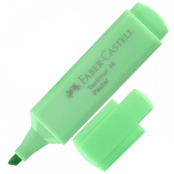 Текстовыделитель 1,0-5,0 мм, скошенный, цвет светло-зеленый Faber-Castell 154666