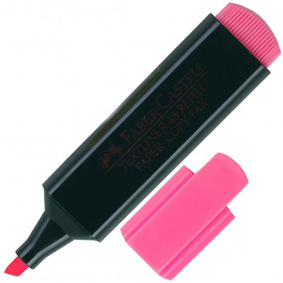 Текстовыделитель 1,0-5,0 мм, скошенный, цвет розовый Faber-Castell 154828