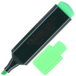 Текстовыделитель 1,0-5,0 мм, скошенный, цвет зеленый Faber-Castell 154863
