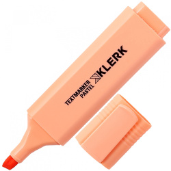 Текстовыделитель 1,0-5,0 мм, скошенный, цвет оранжевый KLERK 209073