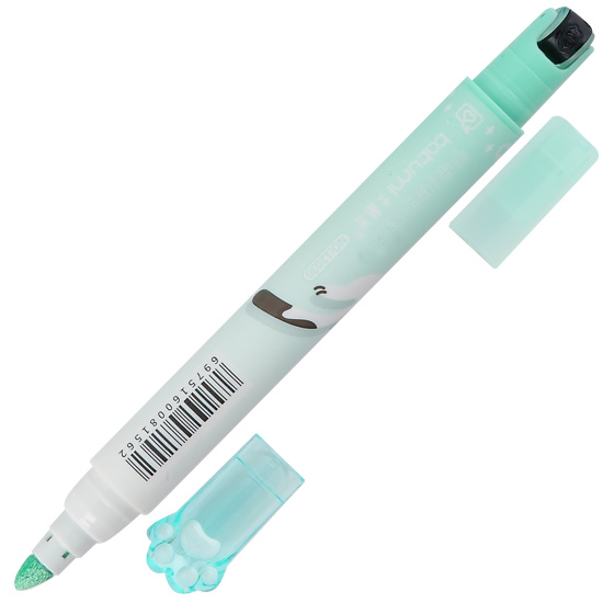 Набор текстовыделителей, 3 шт, 1-4 мм, скошенный, 3 цвета, штамп-роллер, КОКОС, 252469, KAKUMI