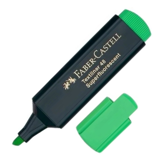 Набор текстовыделителей 4цв 1-5мм Faber-Castell 48/254844 желт роз оранж зел