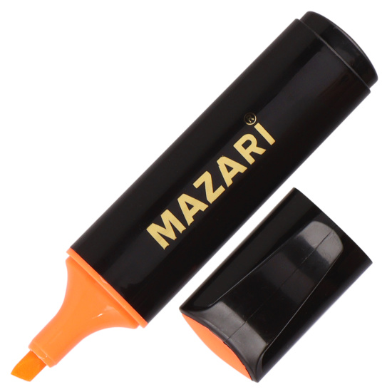Набор текстовыделителей 4 шт, 1-5 мм, скошенный, 4 цвета Fluo Mazari M-4602