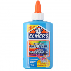 Клей для слаймов 147мл Elmers Clear Glue 2109500 голубой