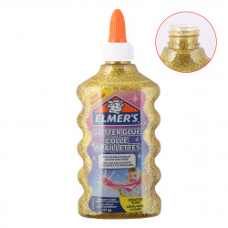Клей для слаймов 177мл Elmers Glitter glue 1063547/2077251 золотой