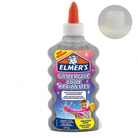 Клей для слаймов Glitter glue 177мл, с блестками ELMERS 2077255