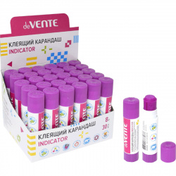 Клей карандаш 8гр PVA deVENTE фиол при высых прозр 5052812