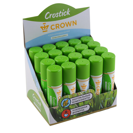 Клей карандаш 15гр PVP Crown Expert CG-150