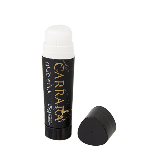 Клей-карандаш, 15 гр, PVP, трехгранный, ассорти 2 вида, Carrara, BrunoVisconti, 40-0021