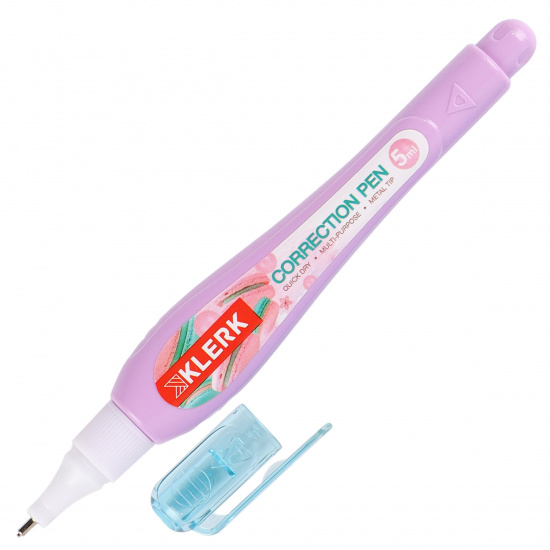 Корректирующая ручка 5 мл, основа химическая, морозоустойчивость, ассорти 2 вида Macaroon Pastel KLERK 216293