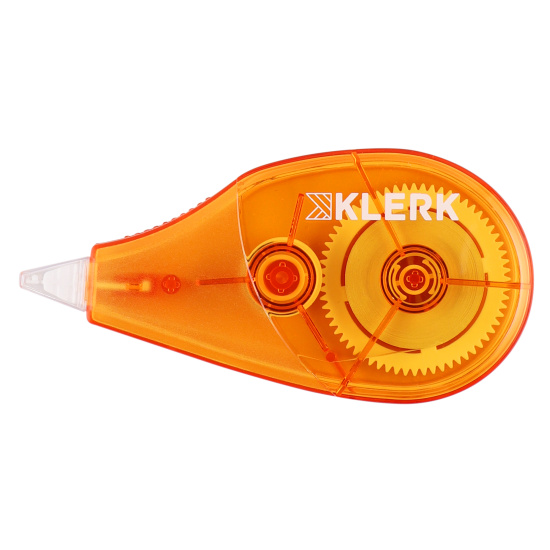 Корректирующая лента 5 мм, 10 м, съемный колпачок, блистер, европодвес KLERK 232199