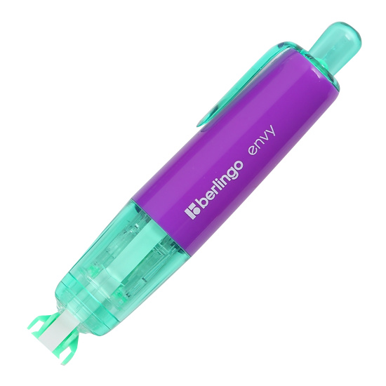 Корректирующая лента, 5 мм, 6 м, съемный колпачок, ассорти 3 вида, Envy, Berlingo, FKs_06043