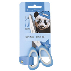 Ножницы 140мм детские BrunoVisconti Easycut Junior 60-0027/02 особо прочные ручки европодвес