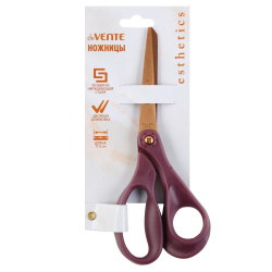 Ножницы, 175 м, канцелярские, нержавеющая сталь, острые, европодвес, Esthetics, deVENTE, 4091503