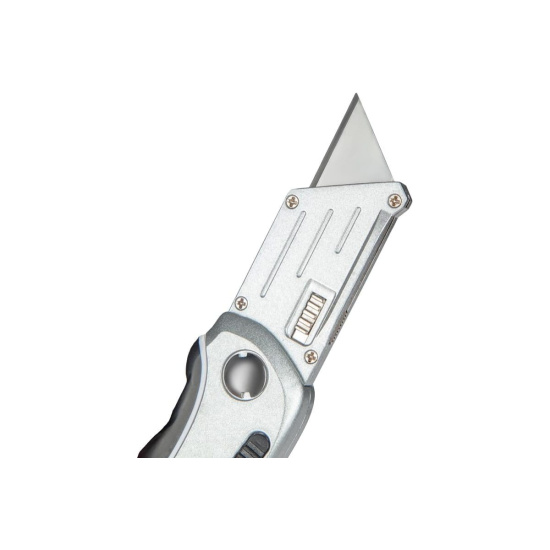 Нож канцелярский 19 мм, фиксатор, металл, складной, резиновые вставки, европодвес Selection Attache 1432255