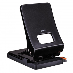 Дырокол на 45л метал с лин Deli E0143BLK черн 1023984