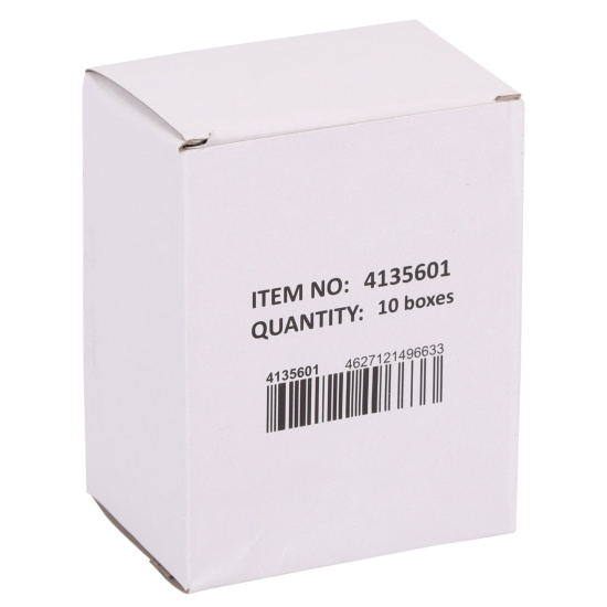 Скрепки 28 мм, 100 шт, овальная, оцинкованное, цвет серебро, картонная коробка Attomex 4135601