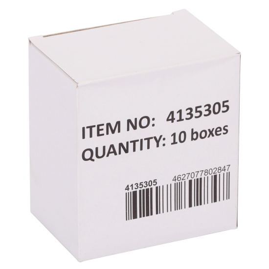 Скрепки 28 мм, 100 шт, треугольная, оцинкованное, цвет серебро, картонная коробка Attomex 4135305