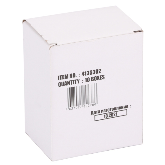 Скрепки 33 мм, 100 шт, овальная, оцинкованное, цвет серебро, картонная коробка Attomex 4135302