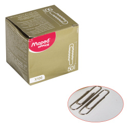 Скрепки 50мм 100шт High Quality 039630